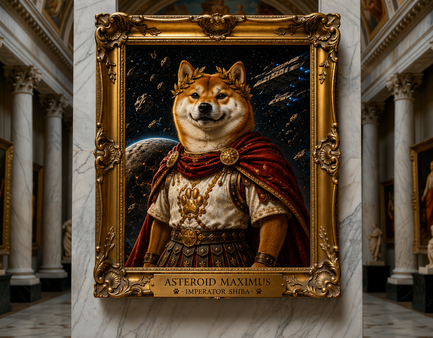 ASTEROID MAXIMUS masterpiece portrait