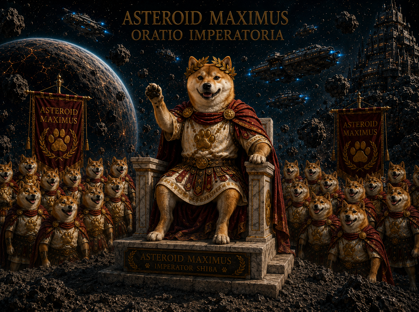 ASTEROID MAXIMUS addressing the Senate