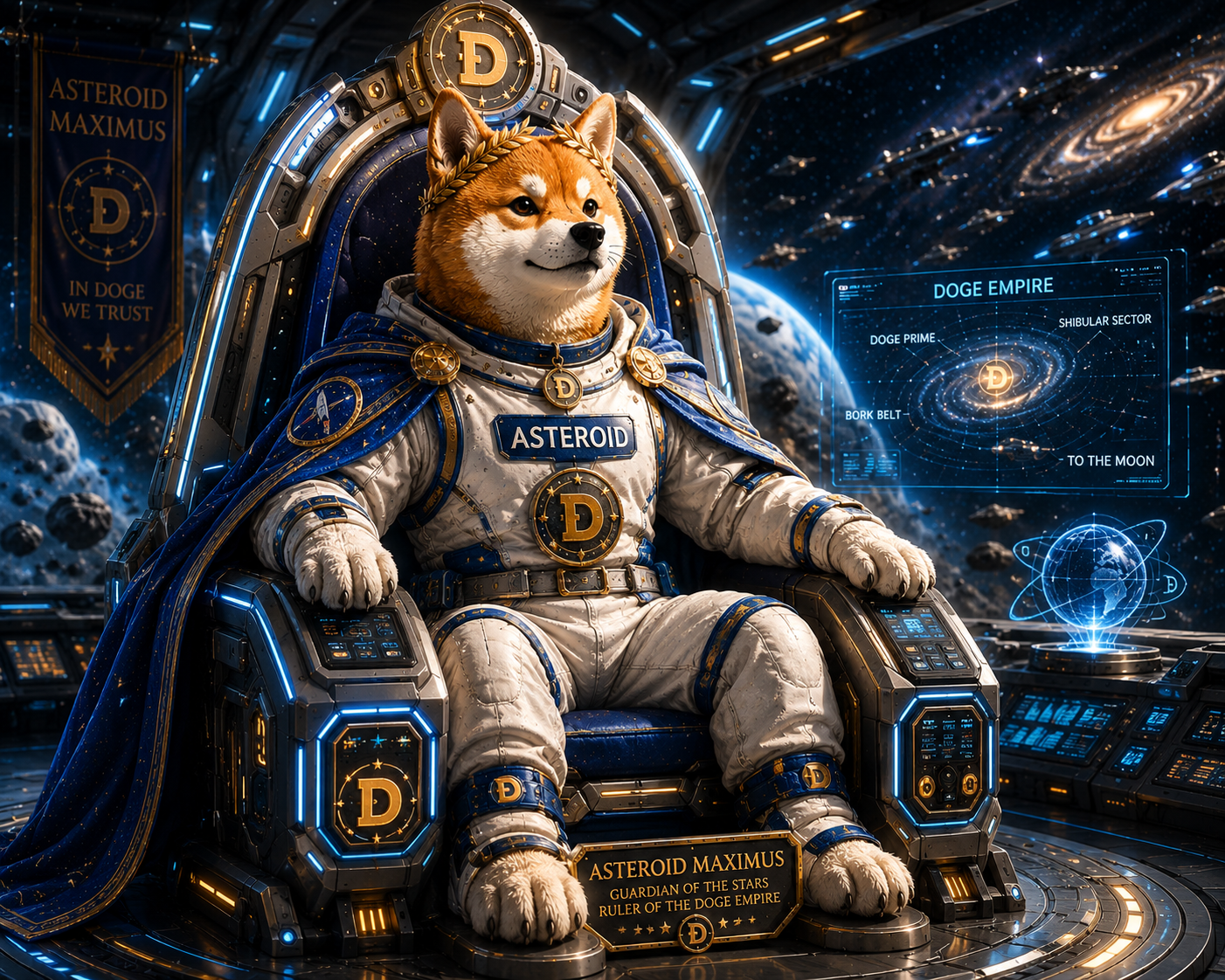 ASTEROID MAXIMUS on the Imperial Throne